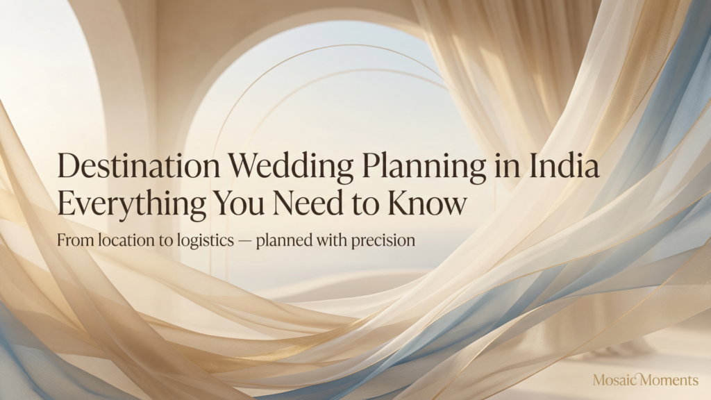 Destination Wedding Planning in India – Everything You Need to Know