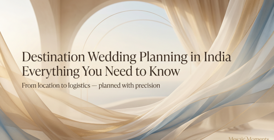 Destination Wedding Planning in India – Everything You Need to Know