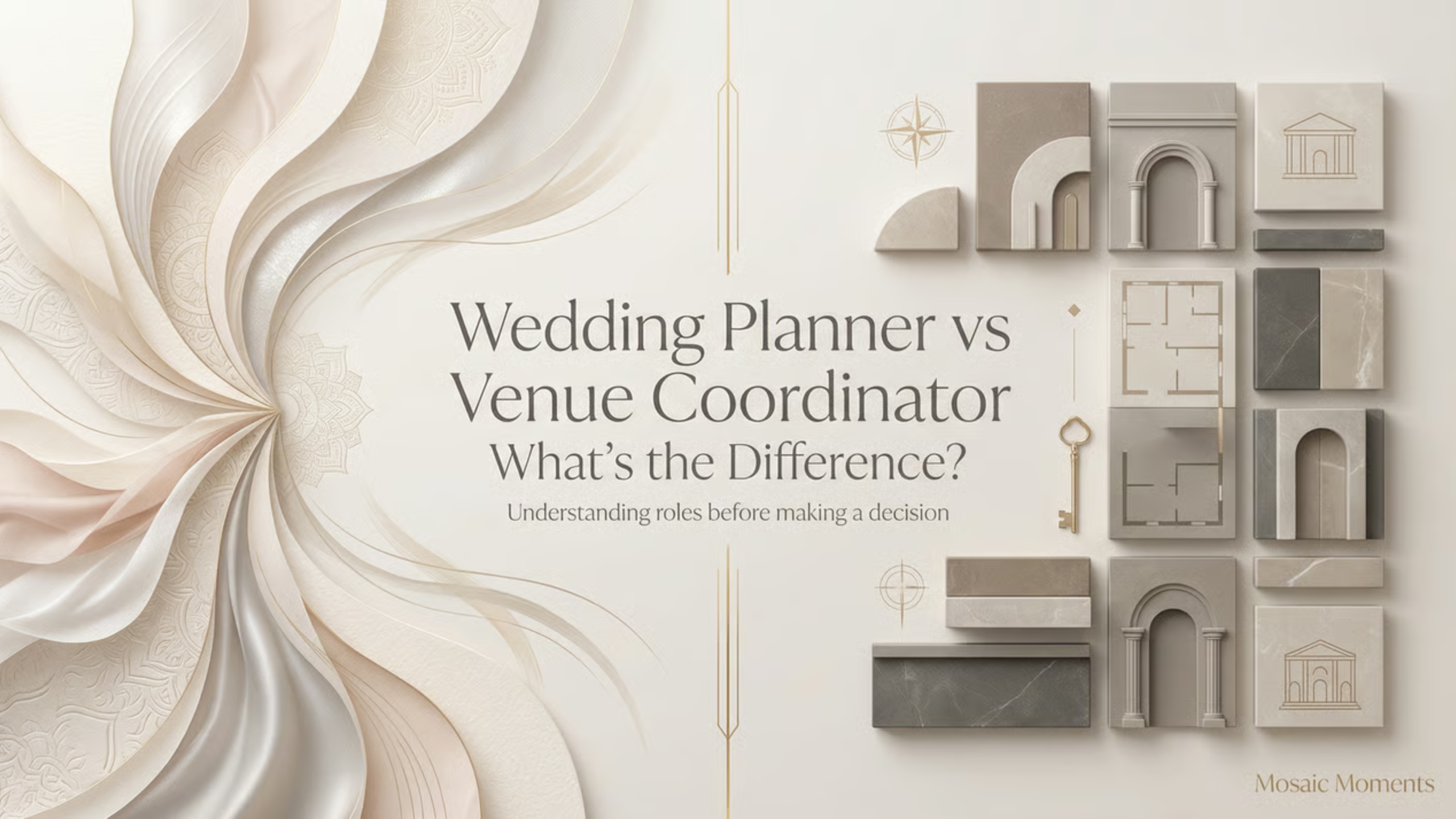 Confused between a wedding planner and a venue coordinator? Learn the key differences and decide what your wedding truly needs for a stress-free celebration.